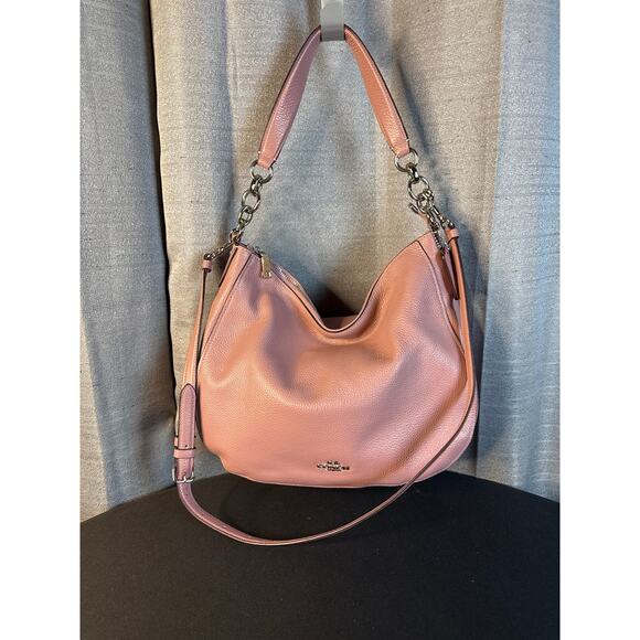 Coach Handbags - Vintage Coach Lavender Pink Leather Shoulder Bag